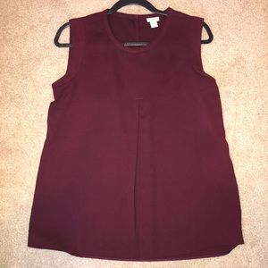 J. Crew Maroon Top